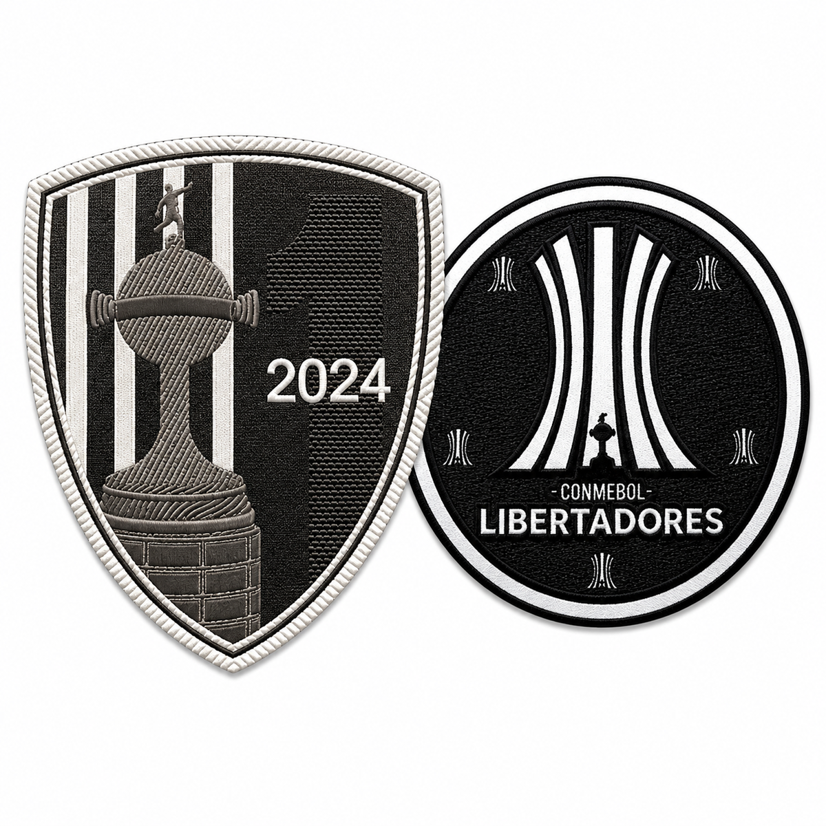 Patch Patch Campeão Libertadores - (2 peças · Mangas Esquerda + Direita)