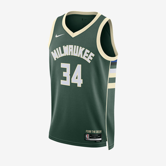 Giannis Antetokounmpo Breathable Swingman 2022 Icon Jersey