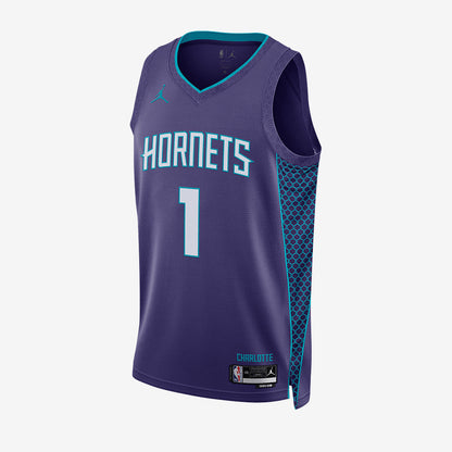 LaMelo Ball Charlotte Hornets Breathable Swingman Statement 2022 Jersey