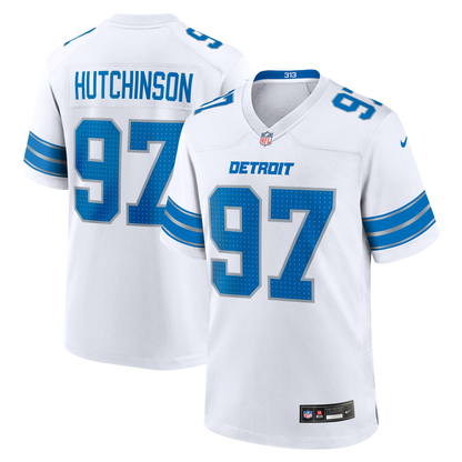 Aidan Hutchinson Game Jersey Blue