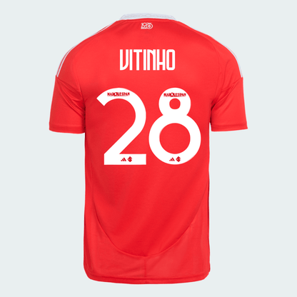 Home 25/26 Soccer Vitinho #28 Fan Shirt
