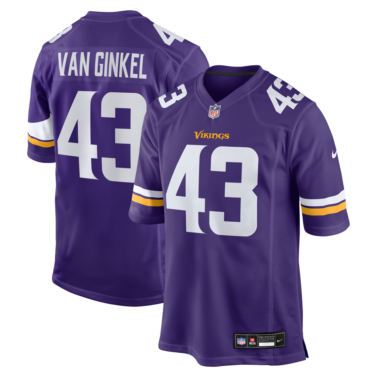 Andrew Van Ginkel Game Jersey Purple