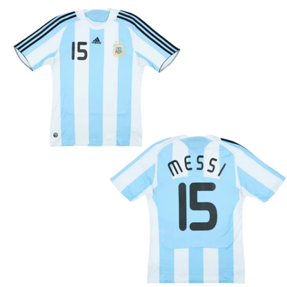 Jersey Argentina Home Retro 2007 Messi