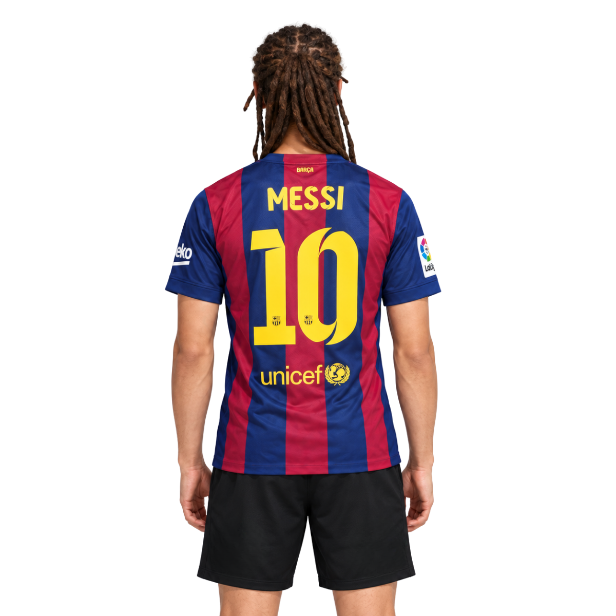 Jersey Barcelona Home Retro 2014 Messi