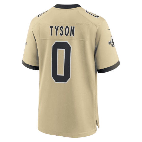 Jordyn Tyson 2026 Draft Pick No. 8 Alternate Game Jersey Gold
