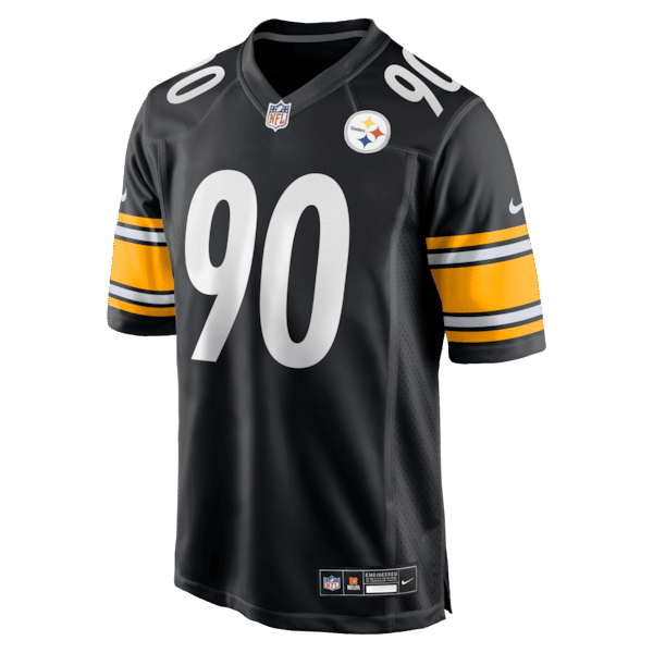 T.J. Watt Game Jersey Black