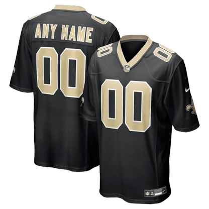 Custom Game Jersey Black