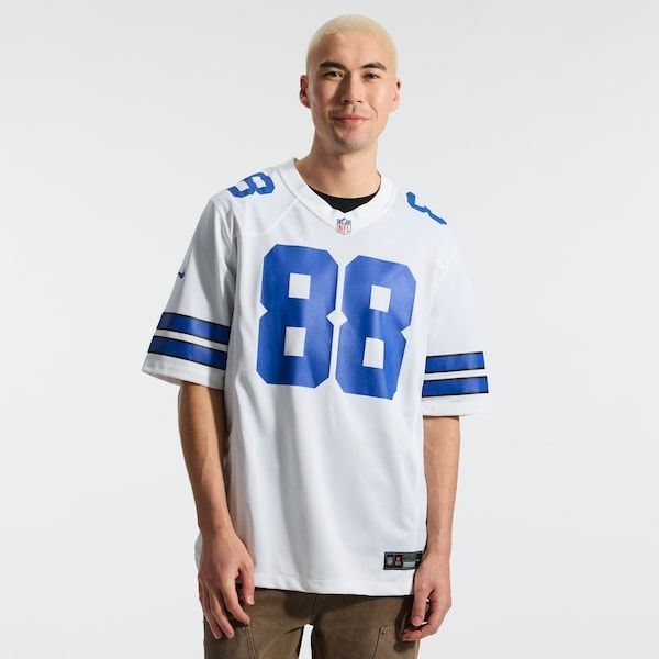 CeeDee Lamb Game Jersey White