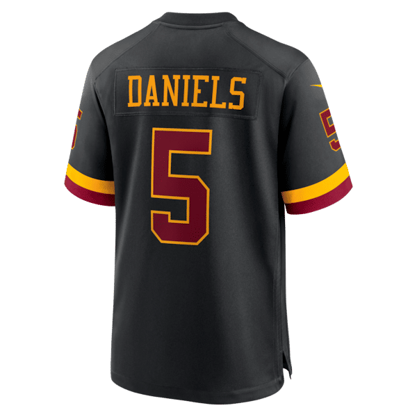 Jayden Daniels Alternate Game Jersey Black