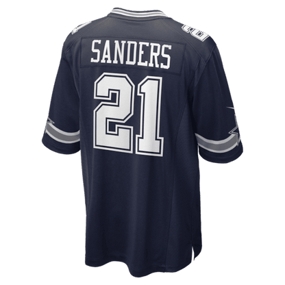 Deion Sanders Team Retired Player Game Jersey Navy