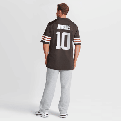 Quinshon Judkins 2025 NFL Draft Game Jersey Brown