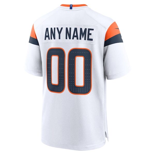 Custom Game Jersey White