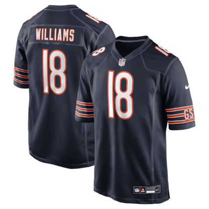 Caleb Williams Game Jersey Navy