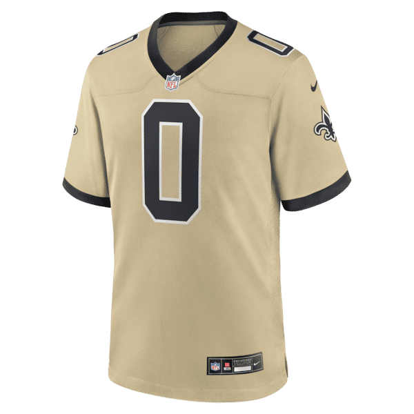 Jordyn Tyson 2026 Draft Pick No. 8 Alternate Game Jersey Gold