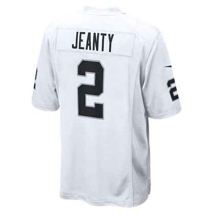 Ashton Jeanty Game Jersey White