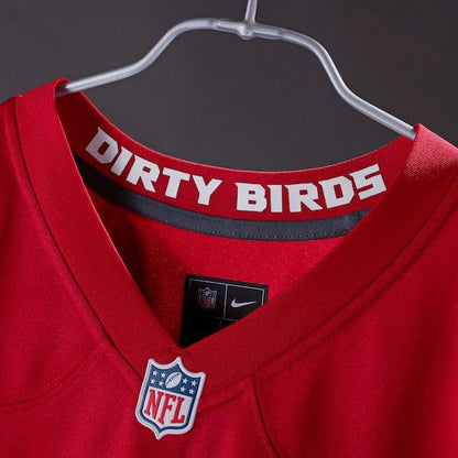 Drake London Game Jersey Red