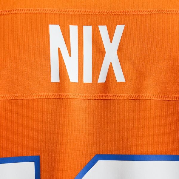 Bo Nix Mile High Collection 1977 Throwback Game Jersey Orange