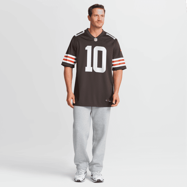 Quinshon Judkins 2025 NFL Draft Game Jersey Brown