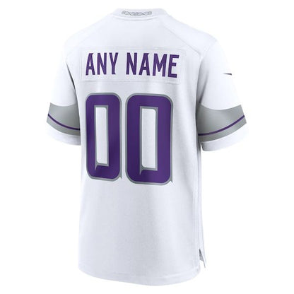 Custom Alternate Game Jersey White
