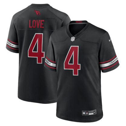 Jeremiyah Love Alternate Game Player Jersey Black