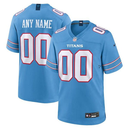 Custom Game Jersey Light Blue