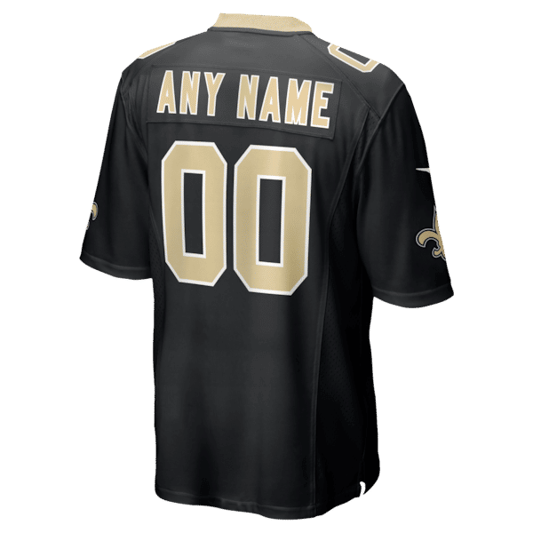 Custom Game Jersey Black
