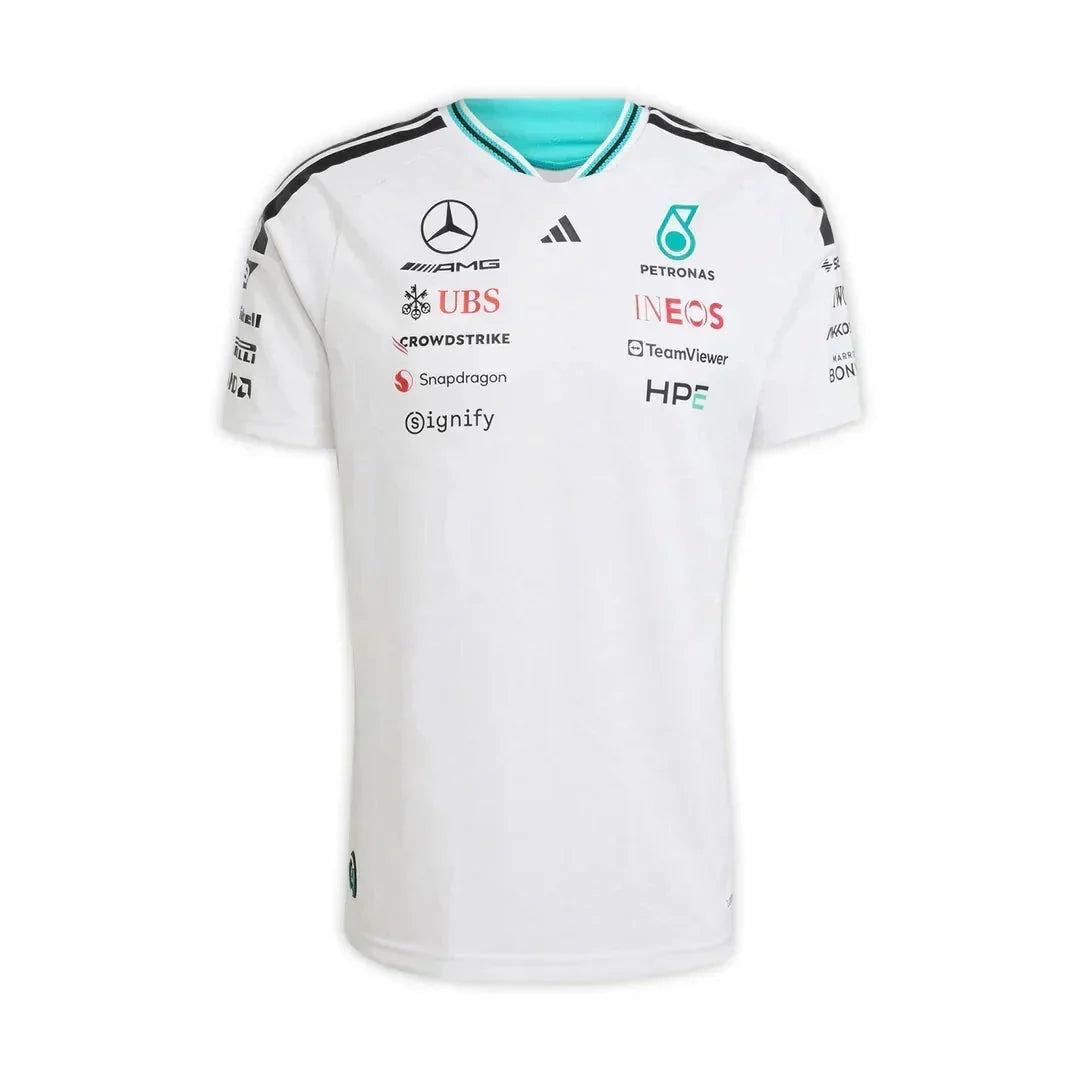 Driver Tee White 2026 002-F1